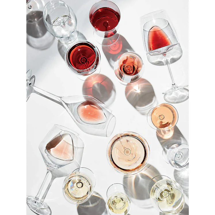 KAPRX - Camille 23 Oz. Long Stem Wine Glass - Red